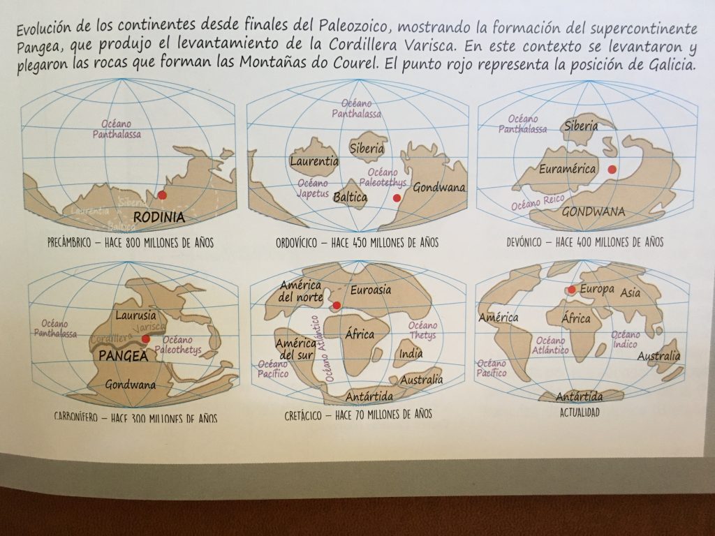 godwana y pangea. Las montanas del Courel. Una geologia muy humana